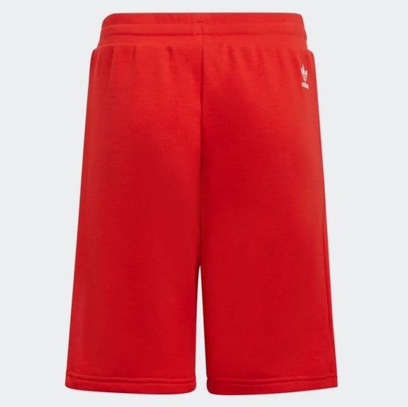 🆕️ Adidas Boys Terry Cotton Shorts Red he6834 - Picture 2 of 10